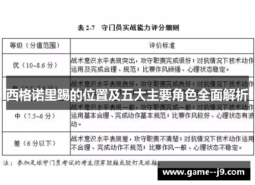西格诺里踢的位置及五大主要角色全面解析 西格诺里踢的位置及五大主要角色全面解析
